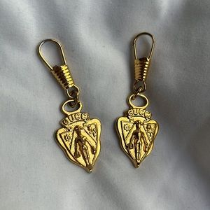 Vintage gold Gucci zipper pulls individual or set